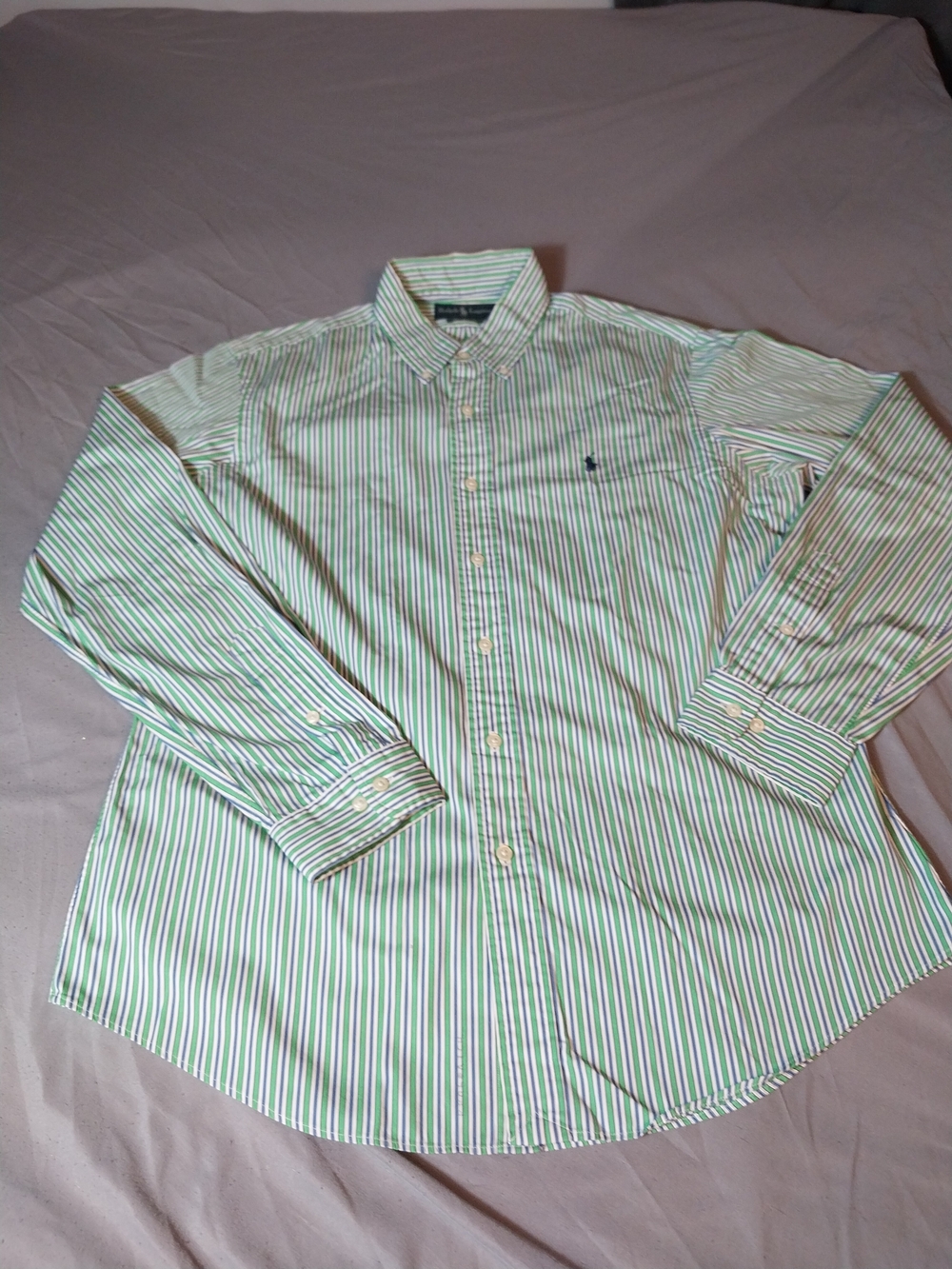 Ralph Lauren Custom Fit Striped Dress Shirt #467
